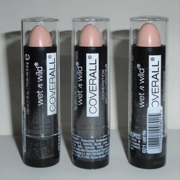 Wet n Wild CoverAll CoverStick 801 Light *3 PACK* BRAND NEW SEALED - Picture 1 of 2